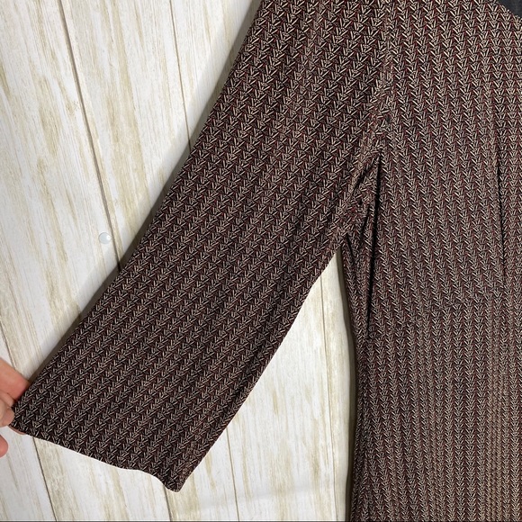 J.Jill 3/4 sleeve button front dress - Picture 3 of 7